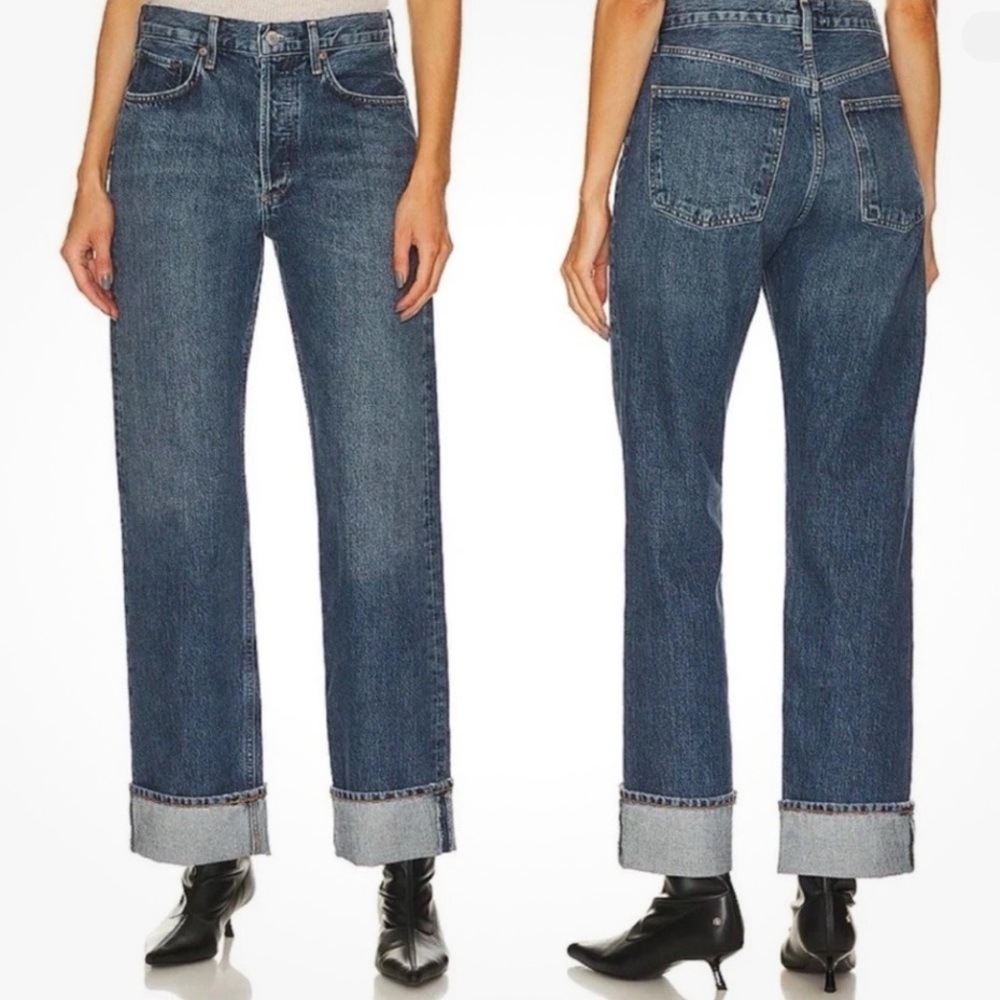 Price reduced Agolde Fran Low Slung Easy Straight. Make me an offer.